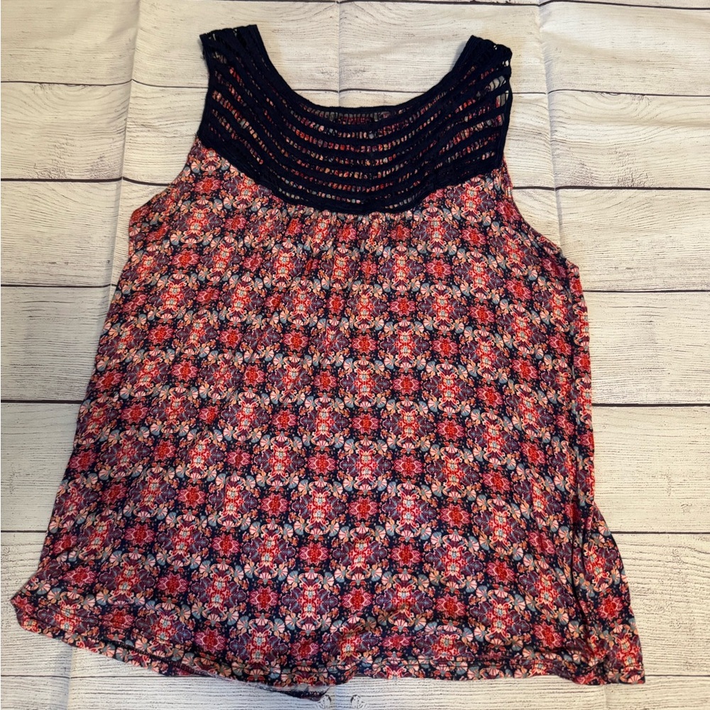 Loveappella Floral Tank Top
